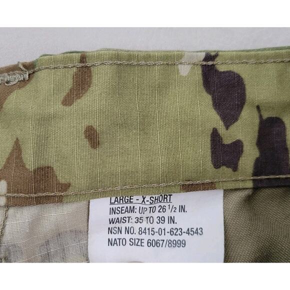 US Army OCP Multicam Combat Pants Ripstop Military Large Xshort 38x28 - Picture 8 of 8